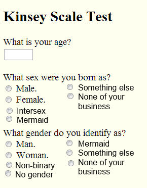 girl kinsey scale test