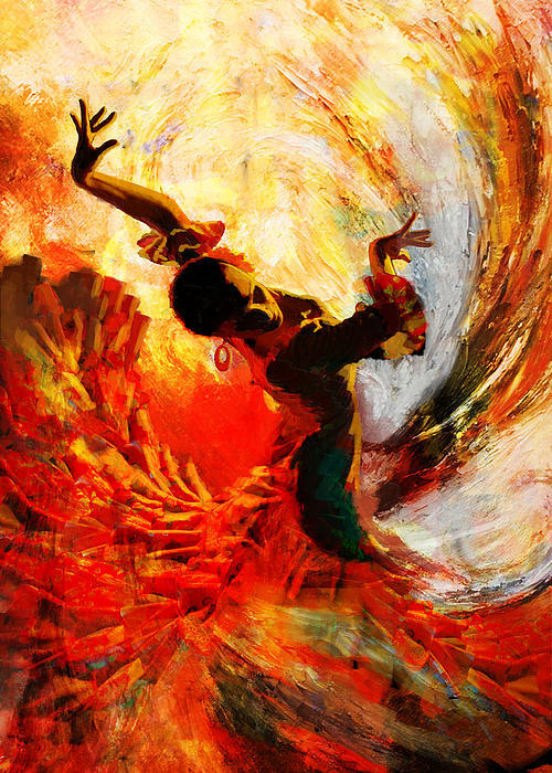 chasingrainbowsforever:Flamenco Dancer 021 ~ From Fine Art...