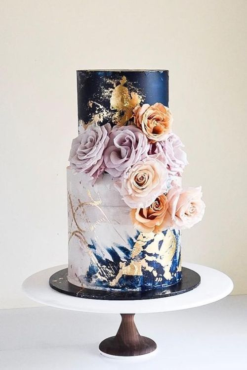 Beautifully painted cake by  Saadia-Canberra Cake Designer