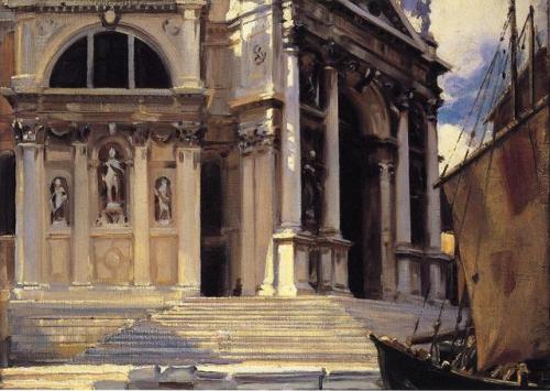 artist-sargent:Santa Maria della Salute, John Singer...