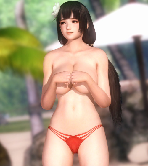 doahdm:A reluctant Naotora submits herself to the camera. 