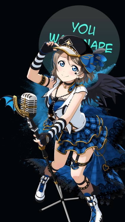 quietfooding:I’m back with more edits!Aqours Punk Rock set was...