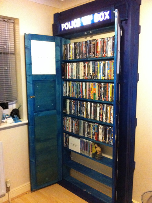 Tardis Bookshelf Tumblr