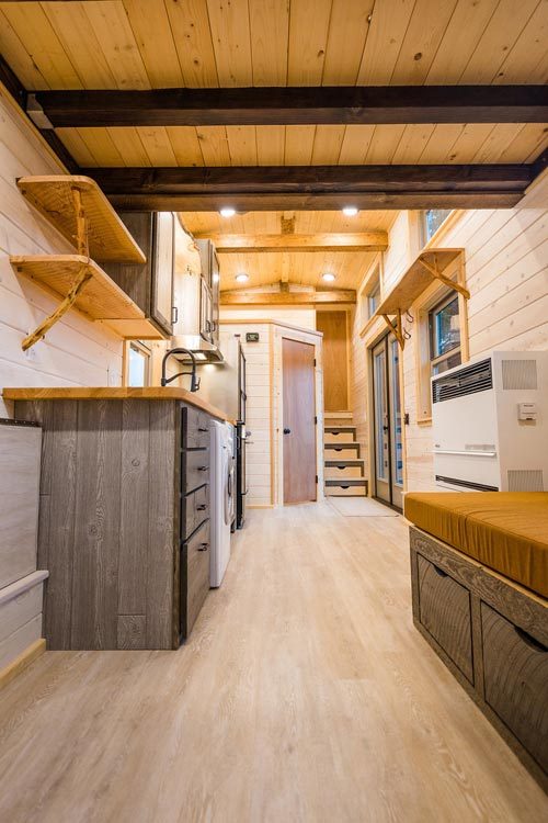 dreamhousetogo:Heather’s gooseneck tiny home by Mitchcraft...