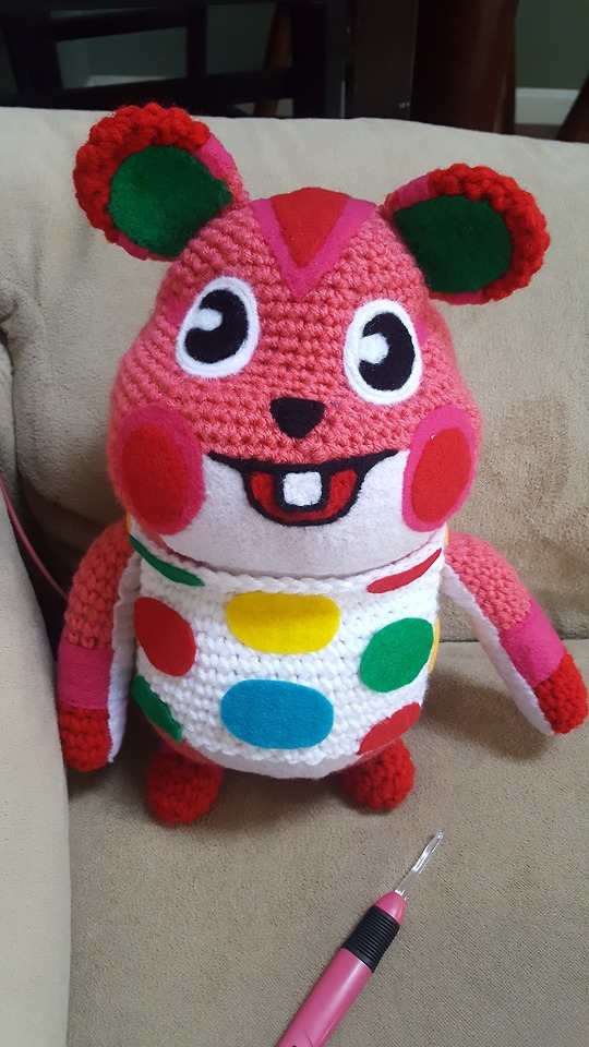 apple animal crossing stuffed animal