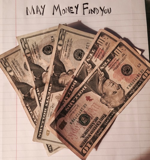 thequeenofsunflowers:May Money Find You. Like to charge,...