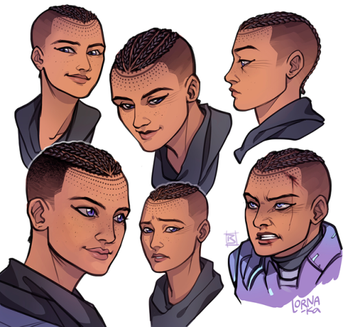 lorna-ka:Andromeda portraits I’ve been doing between other...