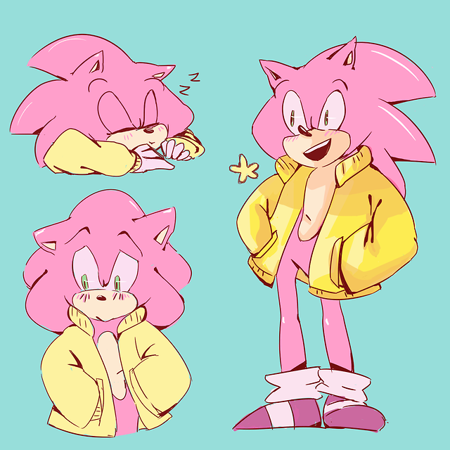 pink sonic is best sonic - Scribbles and Stuff