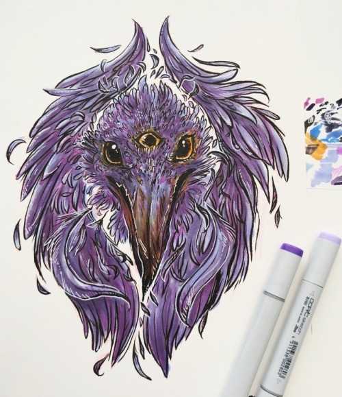 Super fun Three-Eyed-Raven commission I got to do!