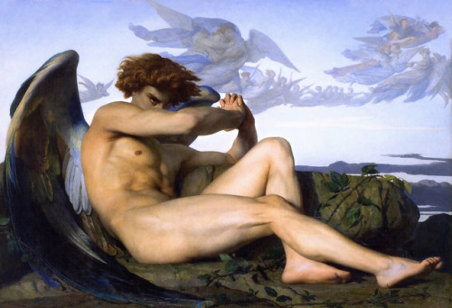 angelsinart:Alexandre Cabanel, Fallen Angel.