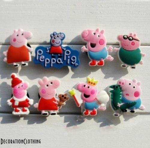 peppa pig shoe charms