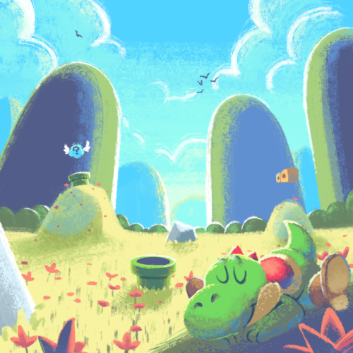 karzahnii:A nice day on Yoshi’s Island