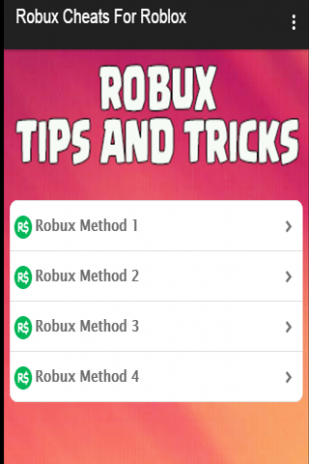Roblox Cheats For Robux And Tix Tumblr - roblox apk robux hilesi
