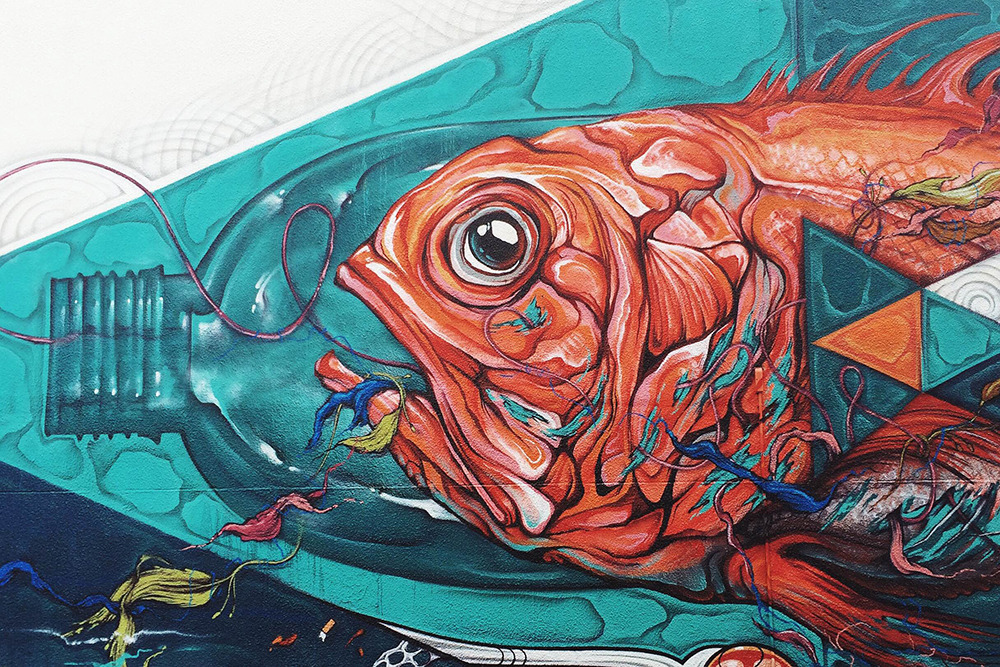 SUPERSONIC ART Pangeaseed x Sea Walls Murals for Oceans New