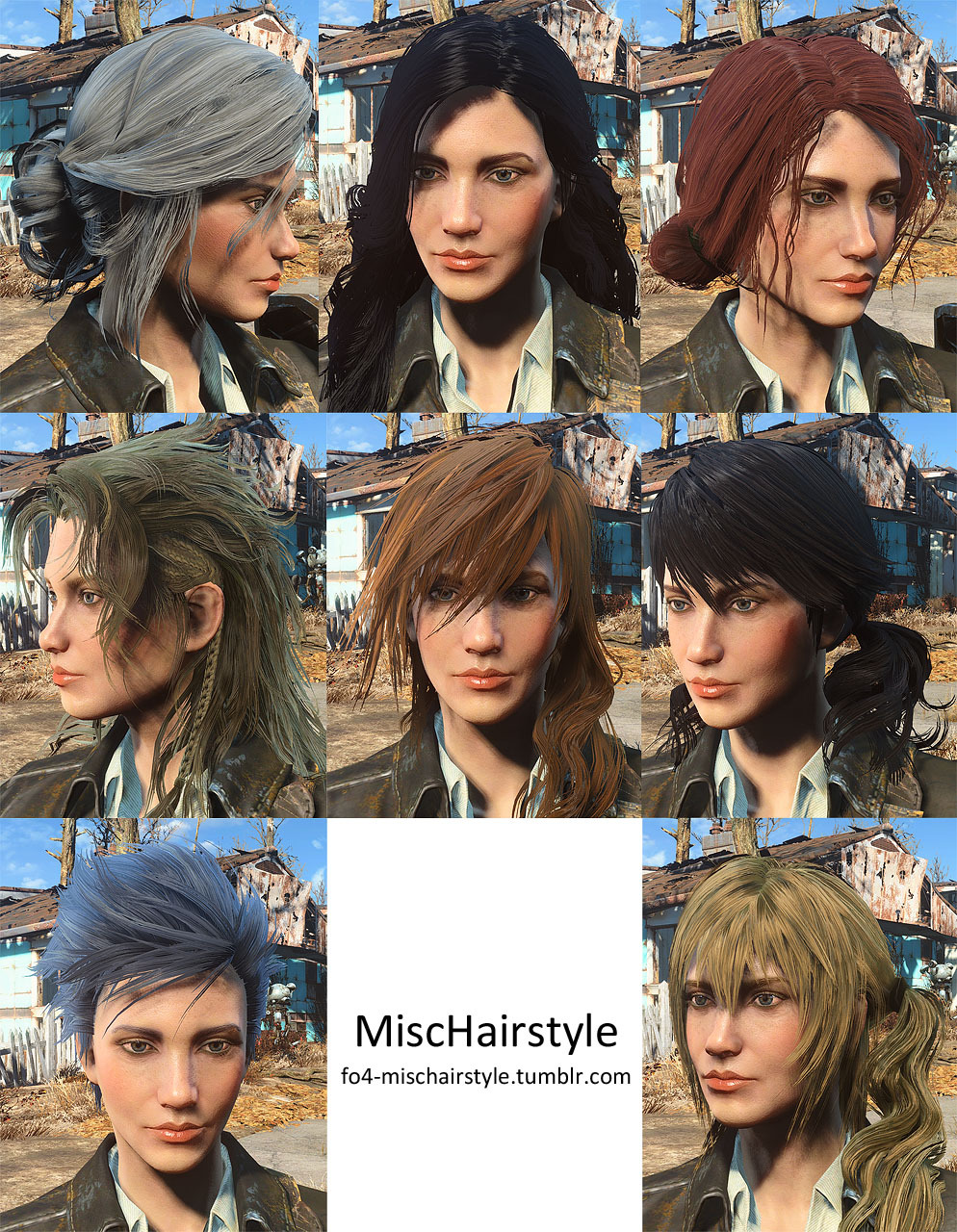 tactical animations fallout 4 hair style issue