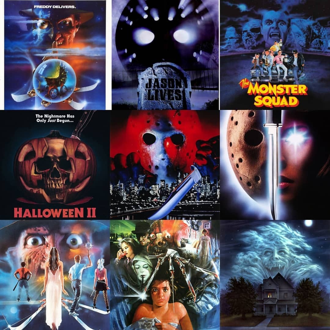 P M R Bonez88 My Top 80s Horror Movie Poster Favorites