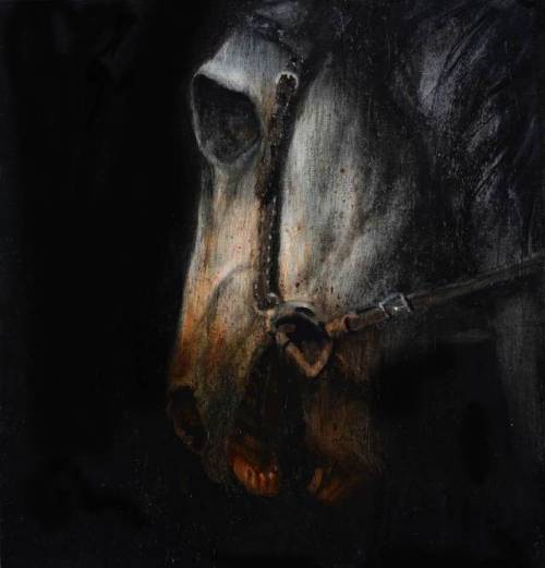 sakrogoat:Martin Wittfooth - Pale Horse