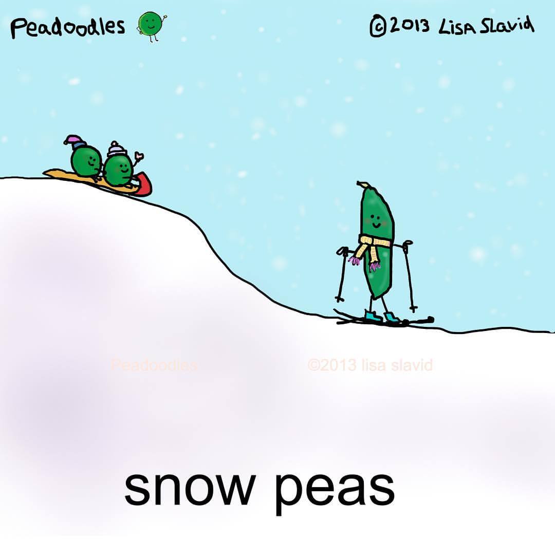 funny pun snow peas punny food humor funnypics funnypictures pun funny humor cute puns funny puns puns