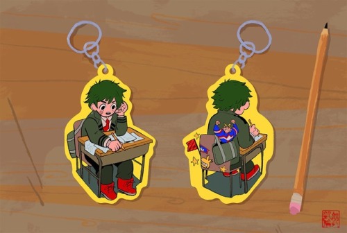 Hero Academia charm designs that will be available during AX in...