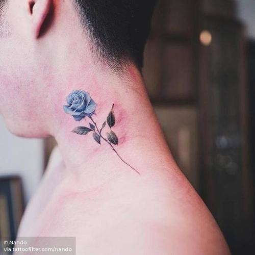 By Nando, done in Seoul. http://ttoo.co/p/33415 facebook;flower;illustrative;medium size;nando;nature;neck;rose;twitter