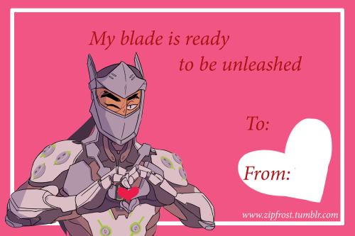 zipfrost:Overwatch Valentine’s Day Cards!!**Offense Edition