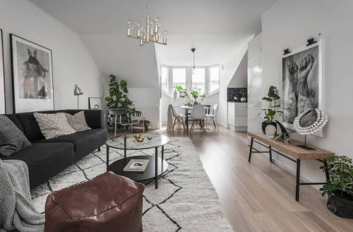 interior interior design Scandinavian interior design compact apartments kitchen living room bathroom home decor