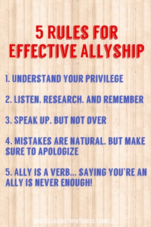 whitesagainstwhiteness:Here are 5 simple rules that white...