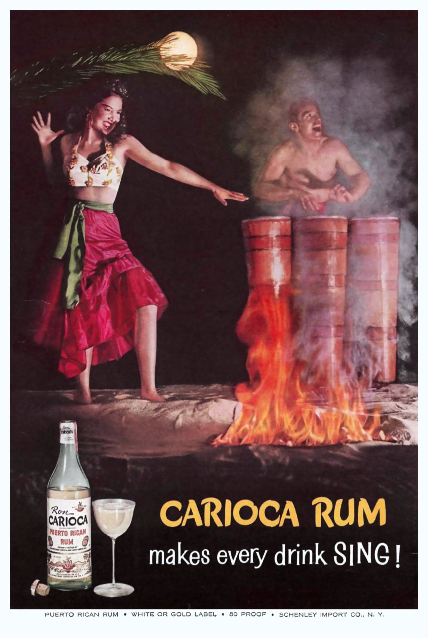 thegikitiki:
â Makes Every Drink Sing! Ron Carioca Rum, 1959
â