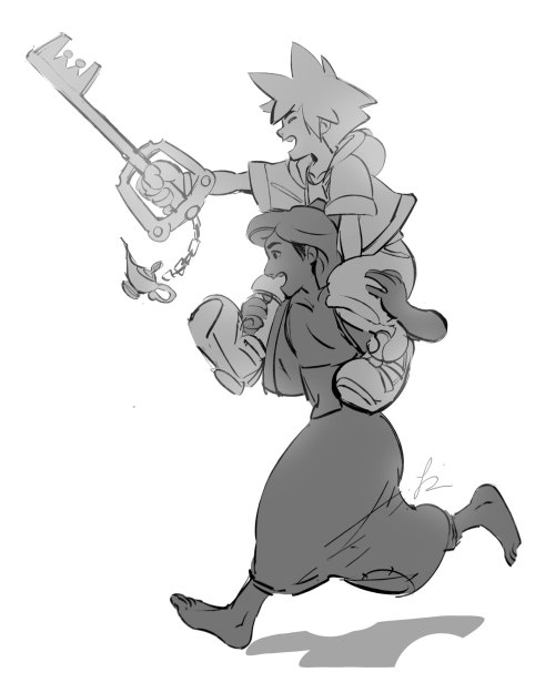 pahnts:Some Kingdom Hearts doodles from my Twitter!