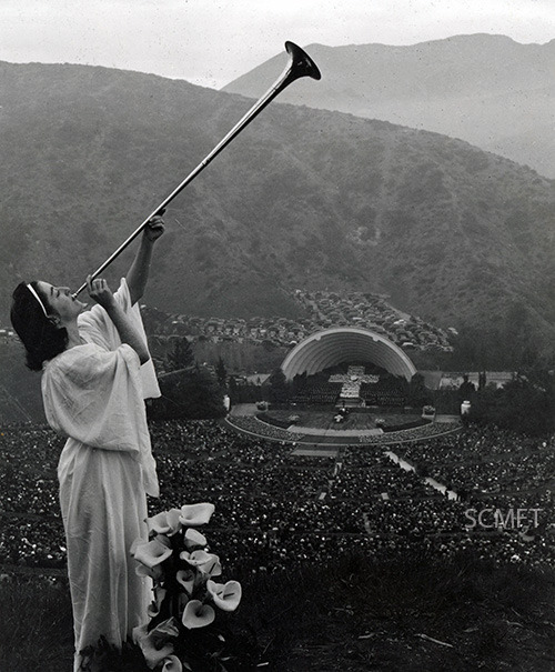 Historic Hollywood Photographs — Easter Sunrise at the Hollywood Bowl