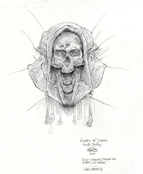 fanta-z:Hellboy 1-2 concept art by Wayne Barlowe