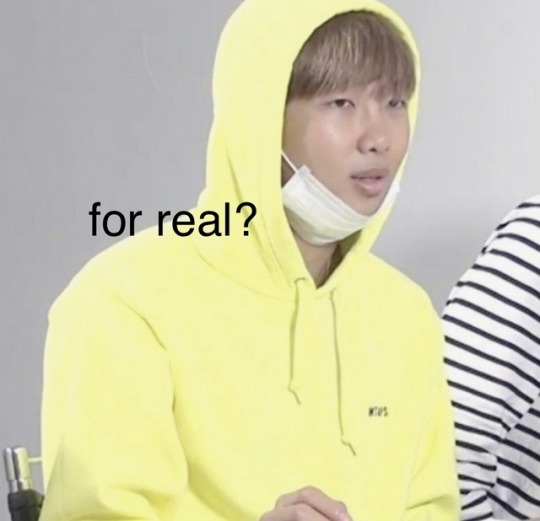 namjoon yellow hoodie