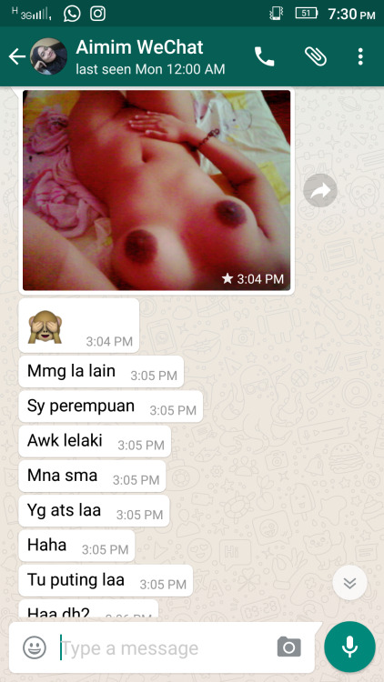 nottiesvideos:sagaiswara2506-blog:Nak I’d WeChat Awek abg...