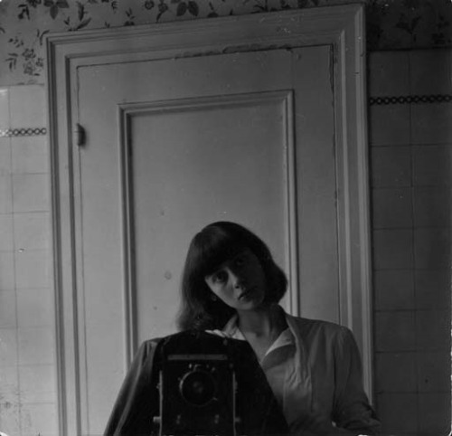 zzzze:Diane ArbusSelf-portrait, 1945Gelatin silver print