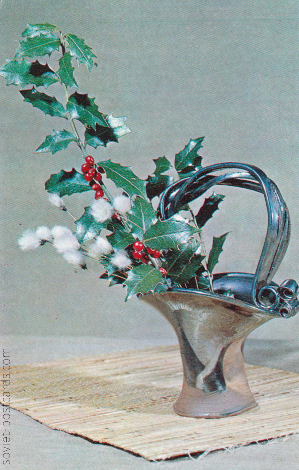 “Winter Motifs”, postcard from 1976