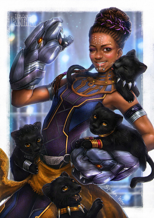 league-of-extraordinarycomics:Shuri by SpiderWee 