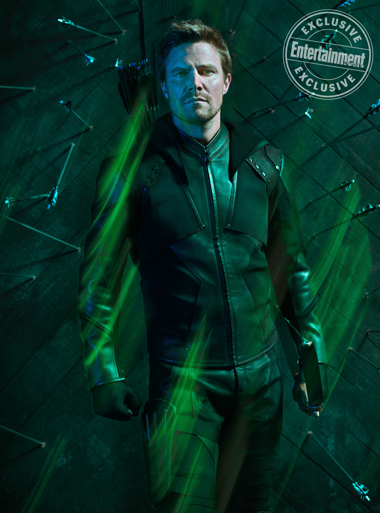 Stephen Amell As Green Arrow Photographed Aim Higher 3170