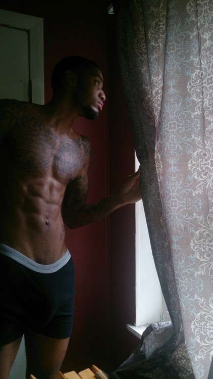 dominicanblackboy:Sexy pretty eyes and big delicious fat dick...