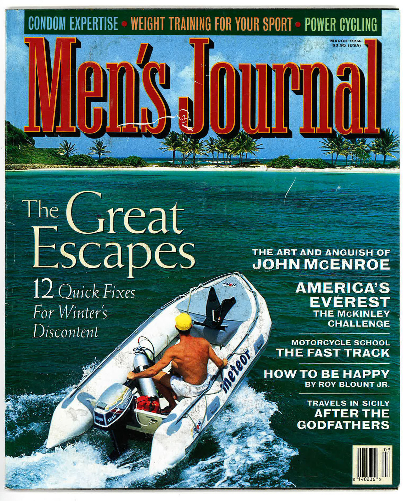 Men’s Journal, March 1994. Cover photo