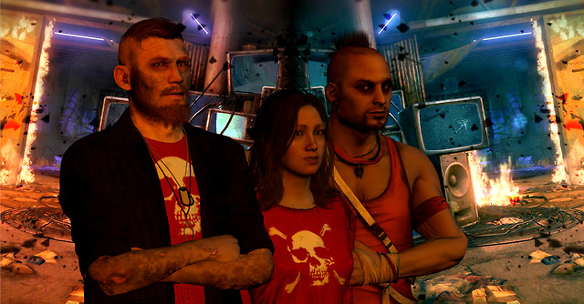 Far Cry 5 — Jacob, Faith and Vaas pirate trio crossover