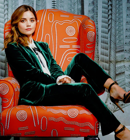 fyjennalouisecoleman:Jenna Coleman photographed by Geoff Pugh...