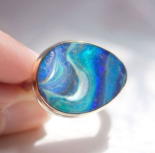 Yet another beautiful Opal piece by @jamiejoseph1 via...