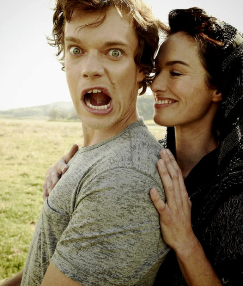 castofthrones:Alfie Allen and Lena Headey for Rolling Stones...