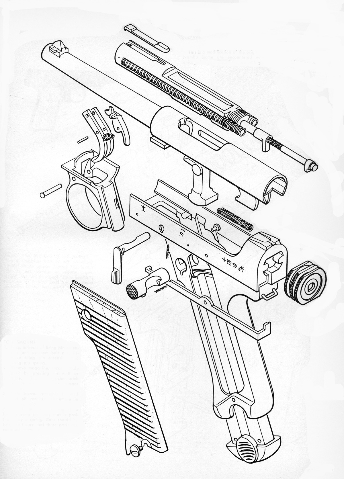 Historical Firearms - Cutaway of the Day: Nambu Type 14 The Type 14...