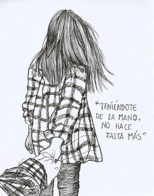 dibujo de pareja | Tumblr