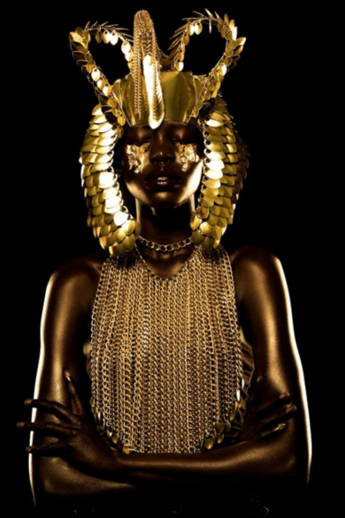 vmagazine:‘Golden Goddess’ - model: Mari Agory - photographer:...