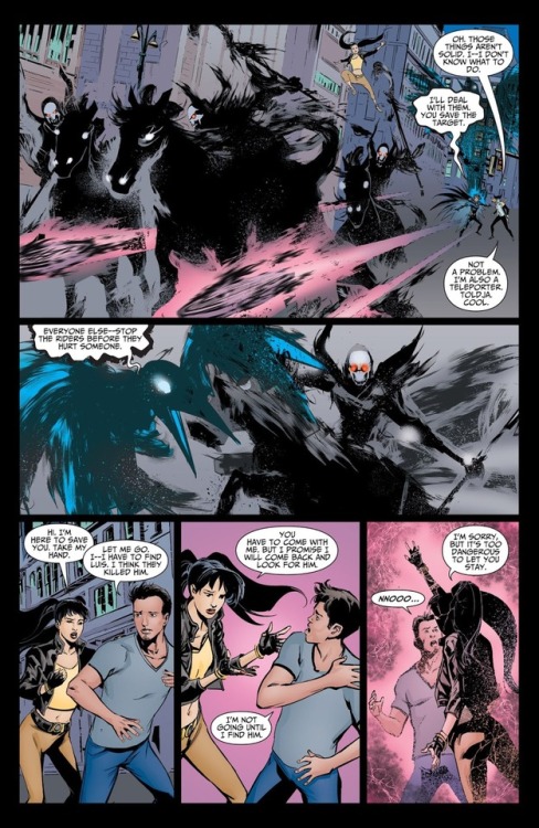 hellyeahteensuperheroes:Raven team-ups with Klarion, Zachary...