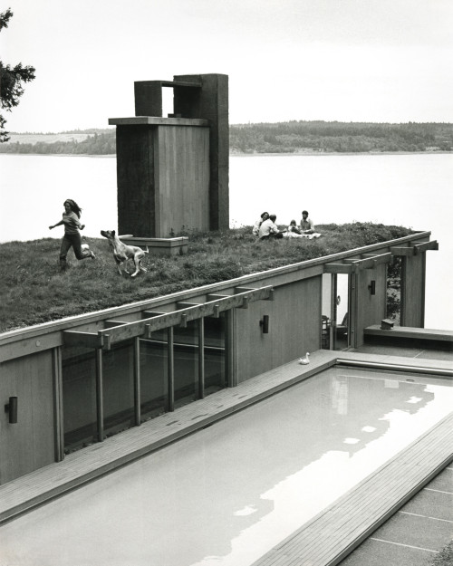 architectureandfilmblog:Earth House, Jim Olson, 1968 BETWEEN...