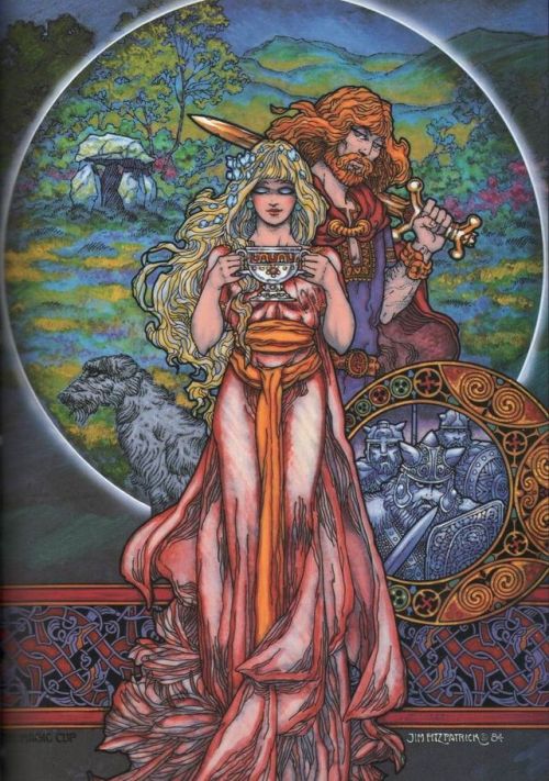 birdsofrhiannon:The magic cup by Jim Fitzpatrick