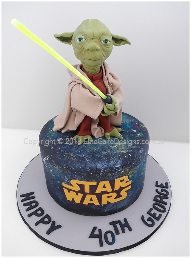 Yoda Cakes Gone Wrong, It’s a trait of Yoda’s species, his face melts a...